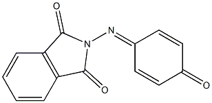 2-[(4-oxo-2,5-cyclohexadien-1-ylidene)amino]-1H-isoindole-1,3(2H)-dione 结构式