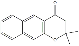 2,2-dimethyl-2,3-dihydro-4H-benzo[g]chromen-4-one 结构式