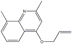4-(allyloxy)-2,8-dimethylquinoline 结构式