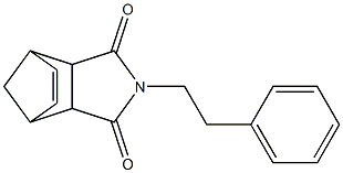4-(2-phenylethyl)-4-azatricyclo[5.2.1.0~2,6~]dec-8-ene-3,5-dione 结构式
