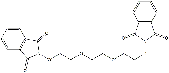 2-[2-(2-{2-[(1,3-dioxo-1,3-dihydro-2H-isoindol-2-yl)oxy]ethoxy}ethoxy)ethoxy]-1H-isoindole-1,3(2H)-dione 结构式