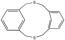 3,11-dithiatricyclo[11.3.1.1~5,9~]octadeca-1(17),5(18),6,8,13,15-hexaene 结构式