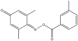 2,6-dimethylbenzo-1,4-quinone 1-[O-(3-methylbenzoyl)oxime] 结构式