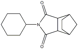 4-cyclohexyl-4-azatricyclo[5.2.1.0~2,6~]decane-3,5-dione 结构式