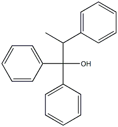 1,1,2-triphenyl-1-propanol 结构式