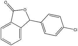 3-(4-chlorophenyl)-2-benzofuran-1(3H)-one 结构式
