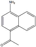 1-(4-amino-1-naphthyl)ethanone 结构式