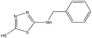 5-(benzylamino)-1,3,4-thiadiazol-2-yl hydrosulfide 结构式