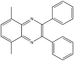 5,8-dimethyl-2,3-diphenylquinoxaline 结构式