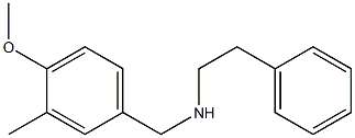 N-(4-methoxy-3-methylbenzyl)-2-phenylethanamine 结构式