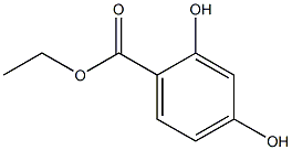 beta-Resorcylic acid, Ethyl ester 结构式