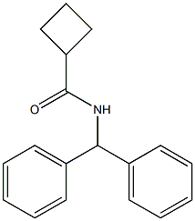 N-benzhydrylcyclobutanecarboxamide 结构式