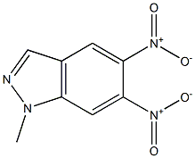 5,6-dinitro-1-methyl-1H-indazole 结构式