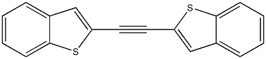 2-(1-benzothien-2-ylethynyl)-1-benzothiophene 结构式