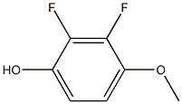 4-甲氧基-2,3-二氟苯酚 结构式