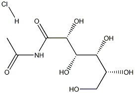 N-乙酰氨基葡萄糖盐酸盐 结构式