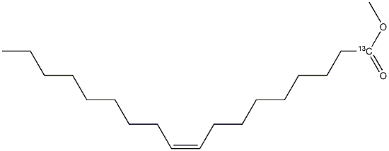 Methyl  oleate-1-13C 结构式