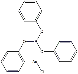 Chloro(triphenylphosphite)gold 结构式