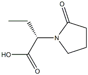 (alpha S)- alpha-Ethyl-2-oxo-1-pyrrolidine acetic acid 结构式