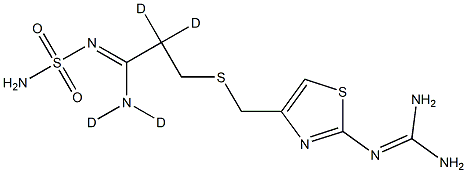 Famotidine-d4 结构式