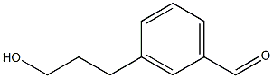 3-(3-hydroxypropyl)benzaldehyde 结构式