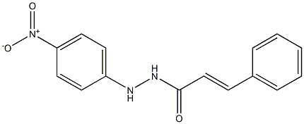 (E)-N'-(4-nitrophenyl)-3-phenyl-2-propenohydrazide 结构式