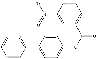 [1,1'-biphenyl]-4-yl 3-nitrobenzoate 结构式