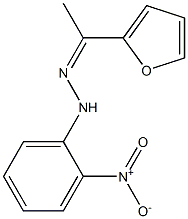 1-(2-furyl)-1-ethanone N-(2-nitrophenyl)hydrazone 结构式