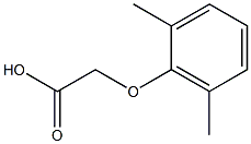 2-(2,6-dimethylphenoxy)acetic acid 结构式