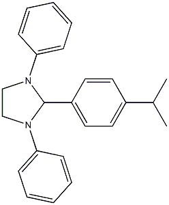 2-(4-isopropylphenyl)-1,3-diphenylimidazolidine 结构式