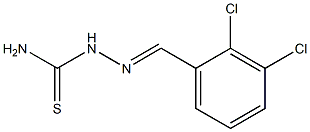 2-[(E)-(2,3-dichlorophenyl)methylidene]-1-hydrazinecarbothioamide 结构式