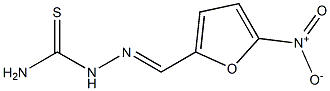 2-[(E)-(5-nitro-2-furyl)methylidene]-1-hydrazinecarbothioamide 结构式