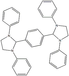 2-[4-(1,3-diphenyl-2-imidazolidinyl)phenyl]-1,3-diphenylimidazolidine 结构式