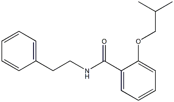 2-isobutoxy-N-phenethylbenzamide 结构式