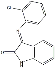 3-[(2-chlorophenyl)imino]-1H-indol-2-one 结构式