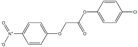 4-chlorophenyl 2-(4-nitrophenoxy)acetate 结构式