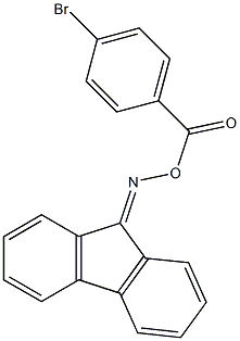 N-[(4-bromobenzoyl)oxy]-N-(9H-fluoren-9-ylidene)amine 结构式