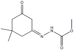 methyl 2-(3,3-dimethyl-5-oxocyclohexylidene)-1-hydrazinecarboxylate 结构式