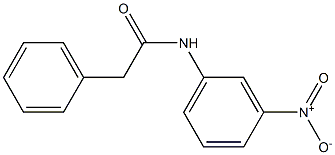 N-(3-nitrophenyl)-2-phenylacetamide 结构式