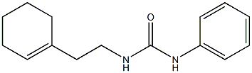 N-[2-(1-cyclohexen-1-yl)ethyl]-N'-phenylurea 结构式