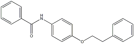 N-[4-(phenethyloxy)phenyl]benzamide 结构式