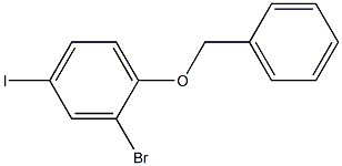 1-Benzyloxy-2-bromo-4-iodobenzene 结构式