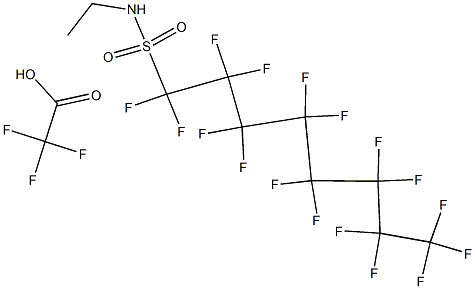 N-乙基全氟辛基磺酰基氨乙酸盐 结构式