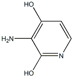 3-氨基吡啶-2,4-二醇 结构式