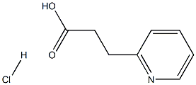 3-pyridin-2-ylpropanoic acid hydrochloride 结构式