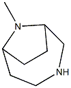 9-甲基-3,9-二氮杂双环(4,2,1)壬烷 结构式