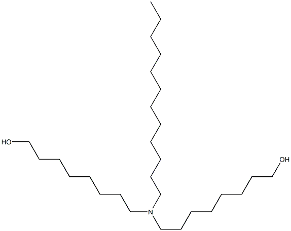 8,8'-(Dodecylimino)bis(1-octanol) 结构式