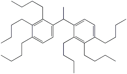 4,4'-Ethylidenebis(1,2,3-tributylbenzene) 结构式