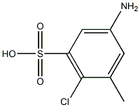 3-Amino-6-chloro-5-methylbenzenesulfonic acid 结构式