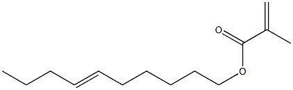 Methacrylic acid (6-decenyl) ester 结构式